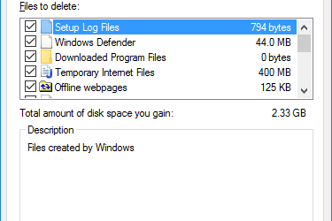 How to Free Disk Space with System File Disk Cleanup